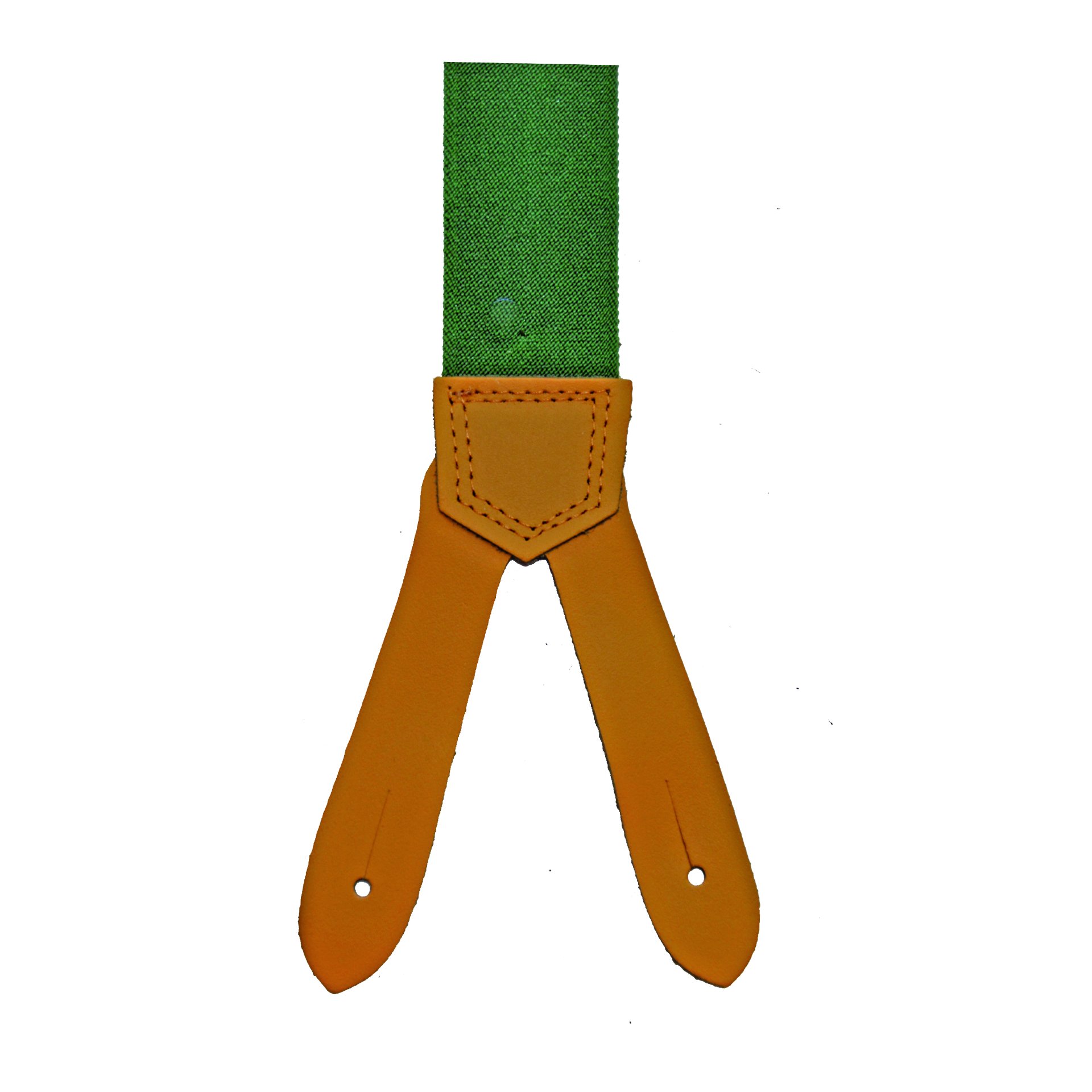 Hosenträger Lederpatten Lederrücken, uni, 36mm flaschengrün (70) 140cm