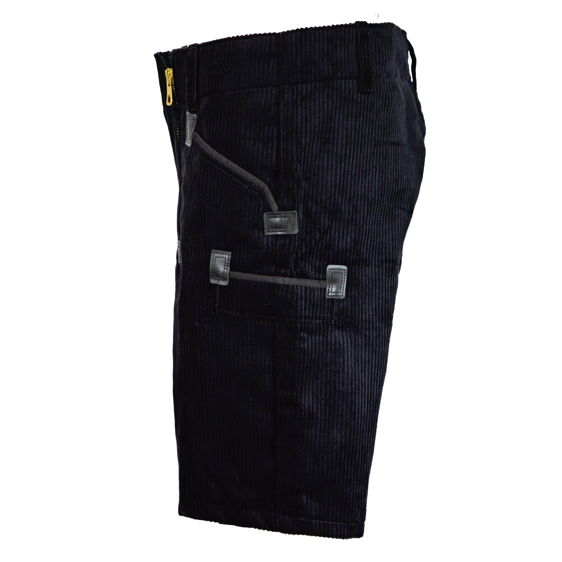WESER - Zunftshort - Serie ZUNFT CLASSIC - Trenkercord -   Schwarz - Größe: 48