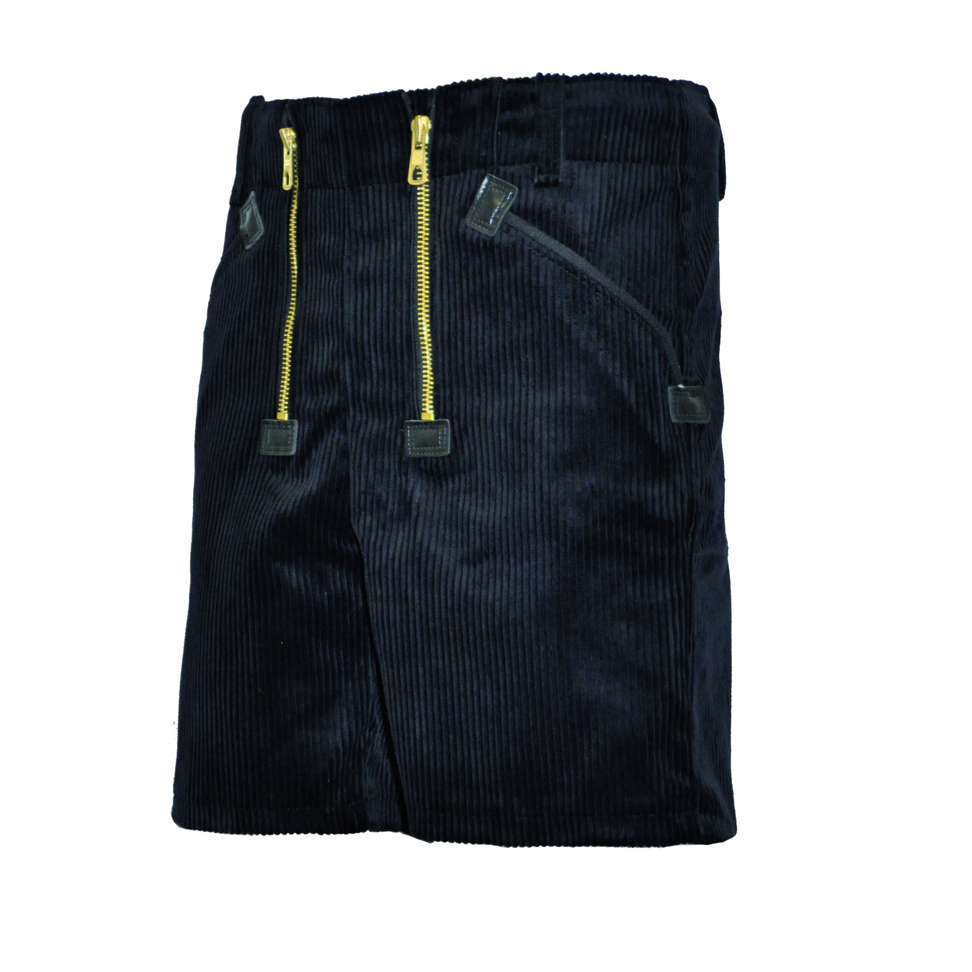 WESER - Zunftshort - Serie ZUNFT CLASSIC - Trenkercord -   Schwarz - Größe: 48