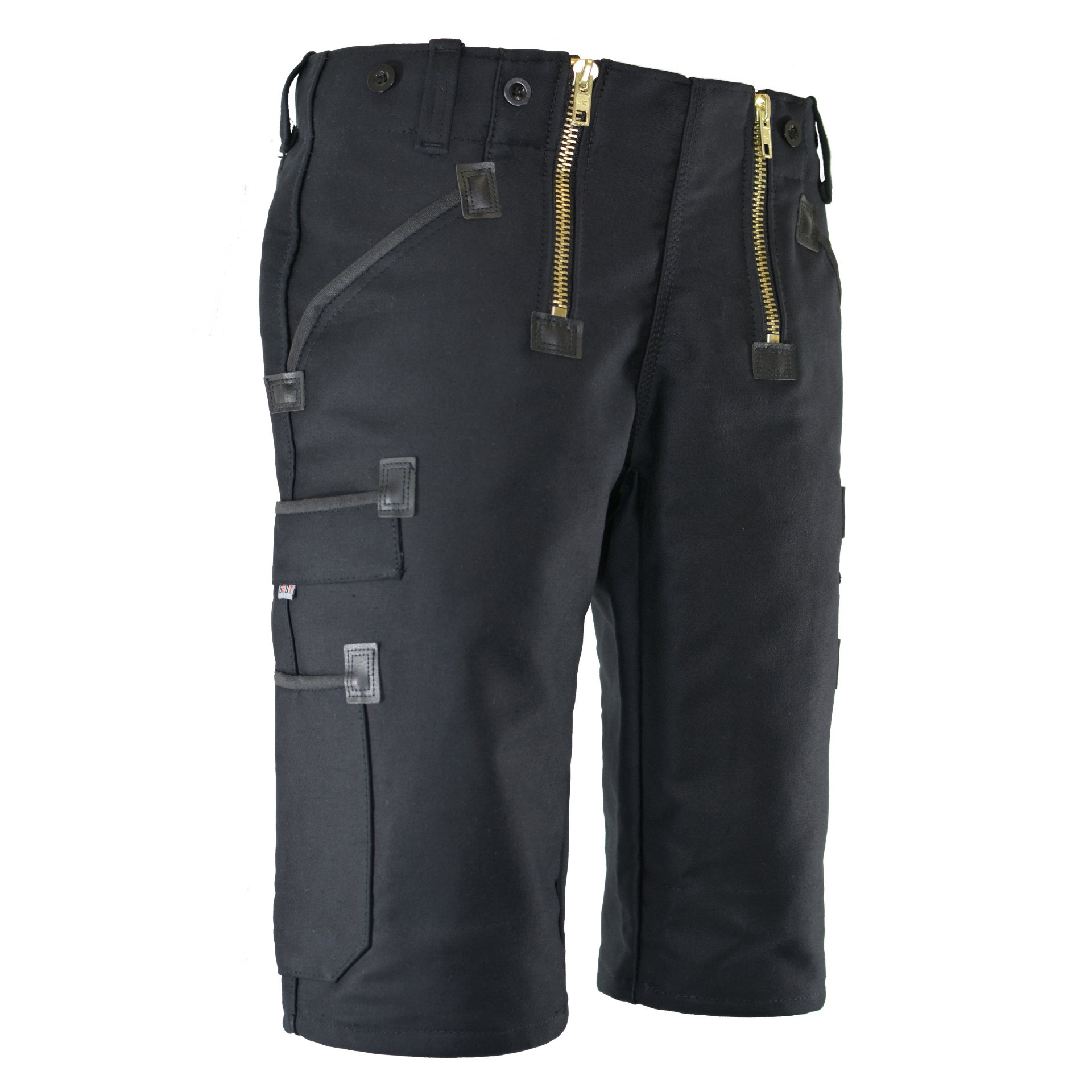 DONNIE - Zunft-Bermuda - Serie 86ST - elastischer Doppelpilot -   Schwarz - Größe: 52
