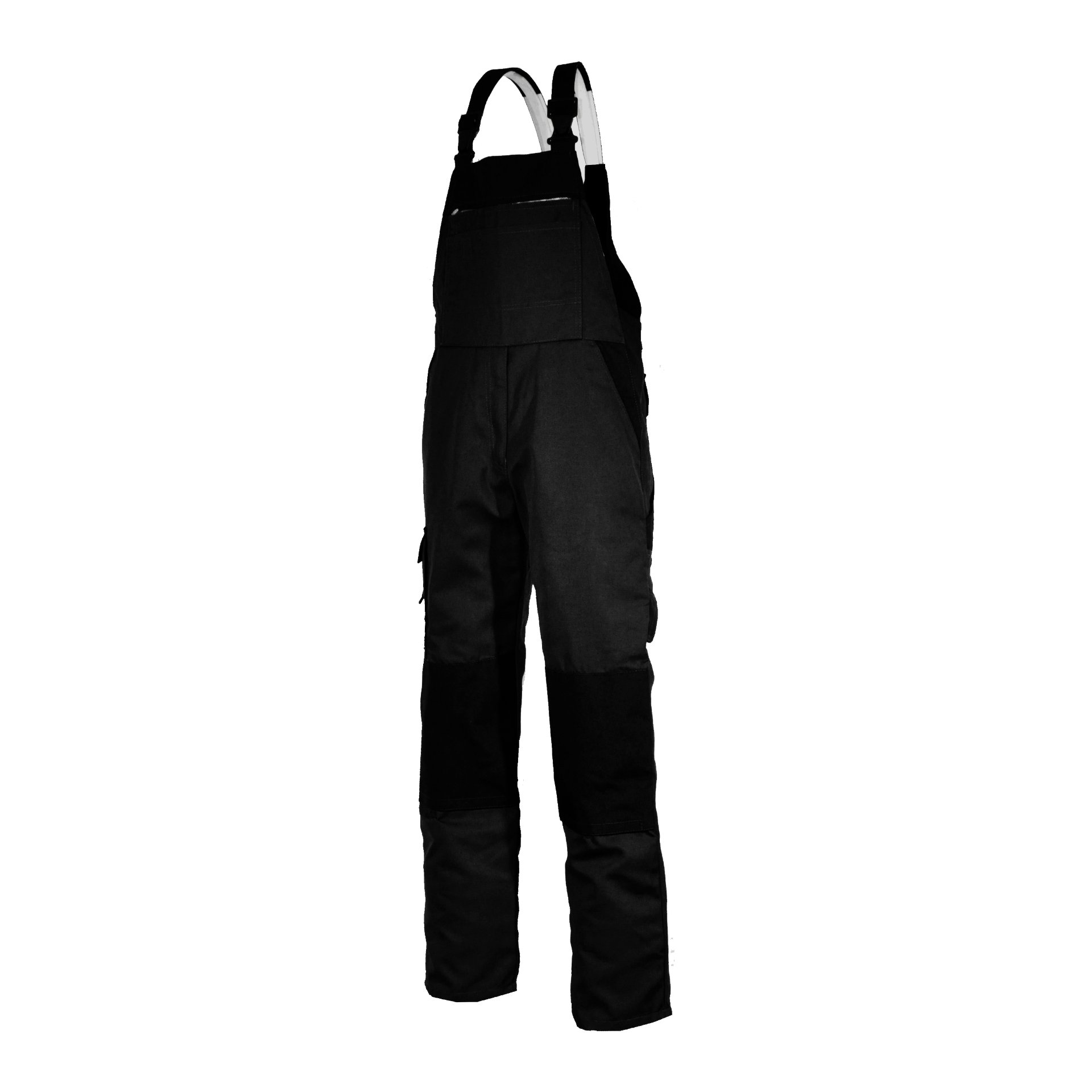 Latzhose - Latzhose - Serie CANVAS POWERLINE - Canvas -   Schwarz - Größe: 23