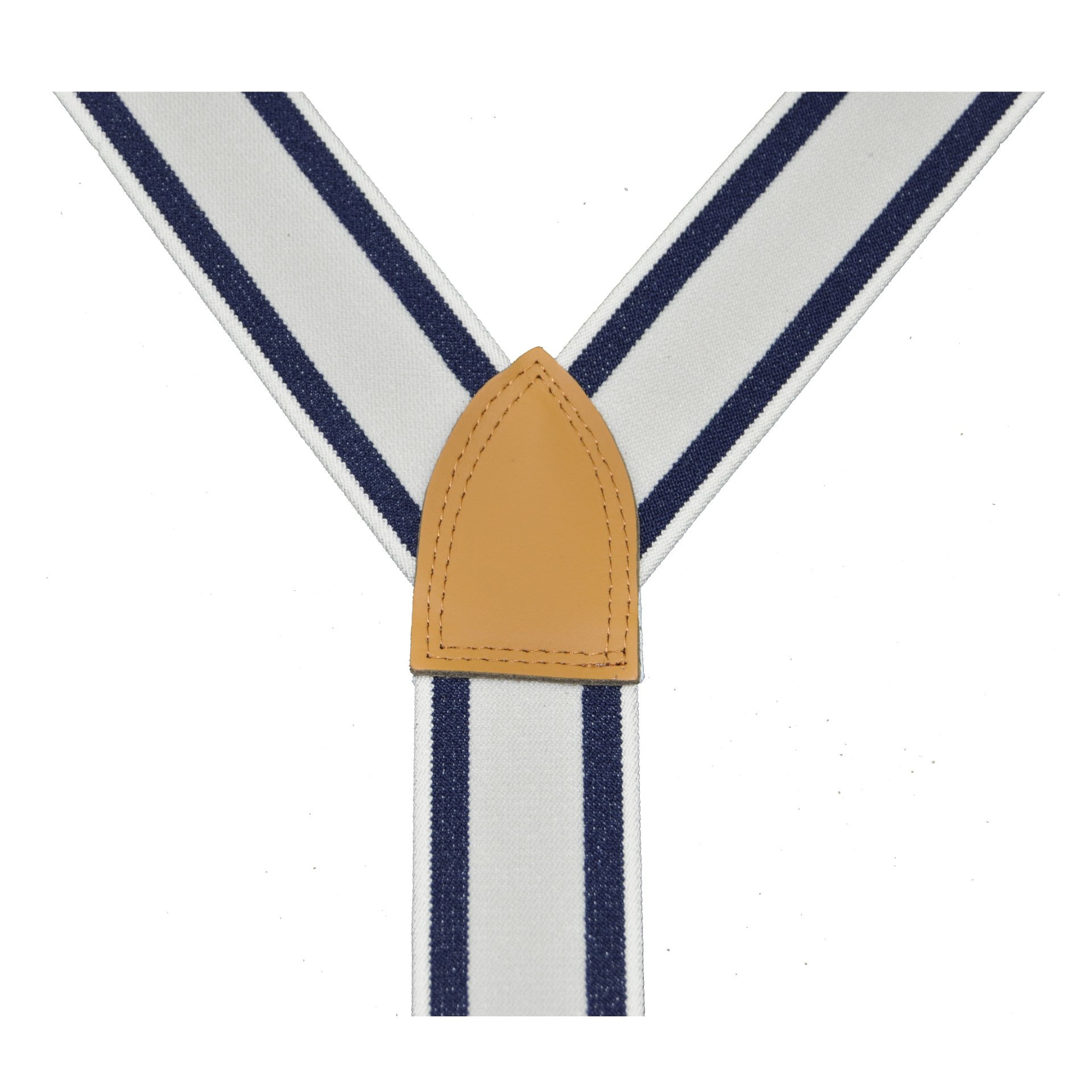 Hosenträger Biesen + L-R Herkules-Streifen, 36mm kornblau (50) 120cm