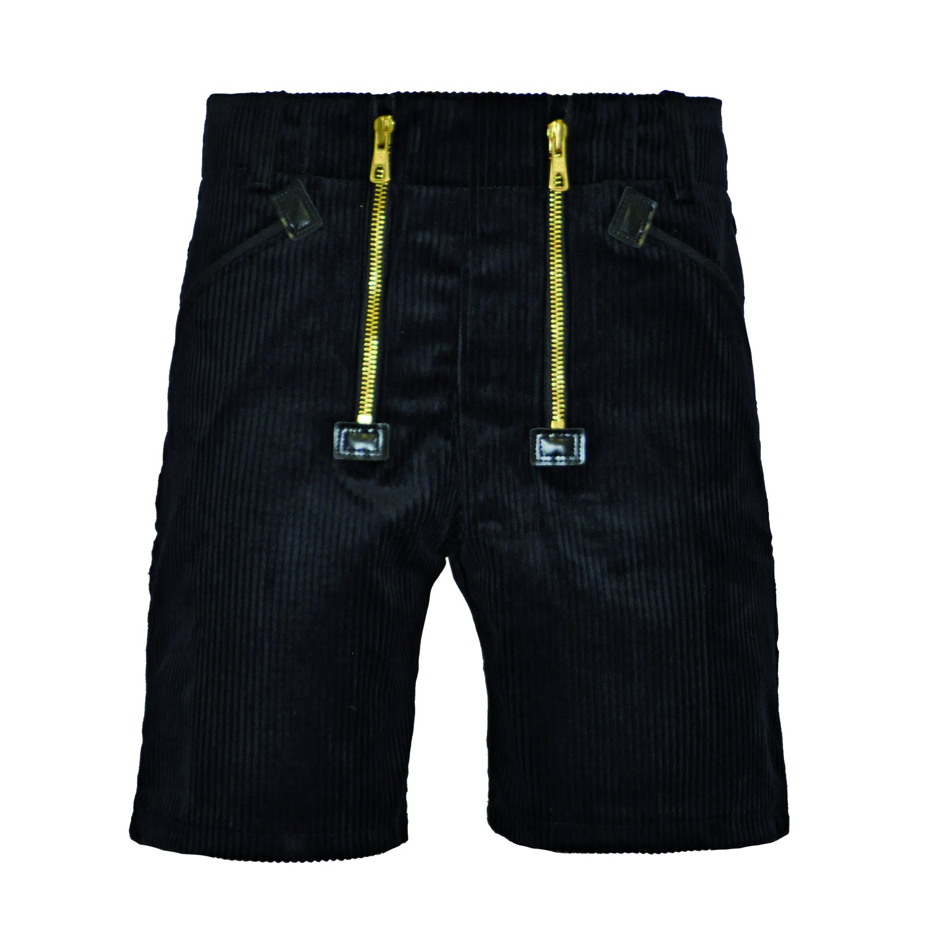 WESER - Zunftshort - Serie ZUNFT CLASSIC - Trenkercord -   Schwarz - Größe: 48