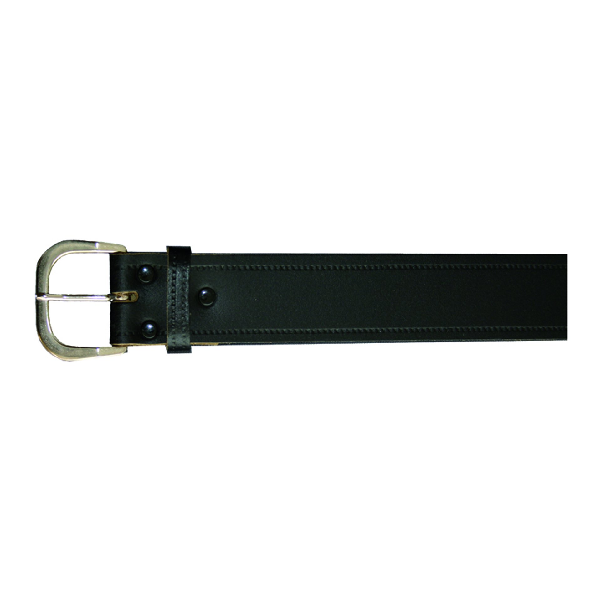 Arbeitsgürtel aus Rindleder - 3 mm - Schnalle 47 - schwarz - 120