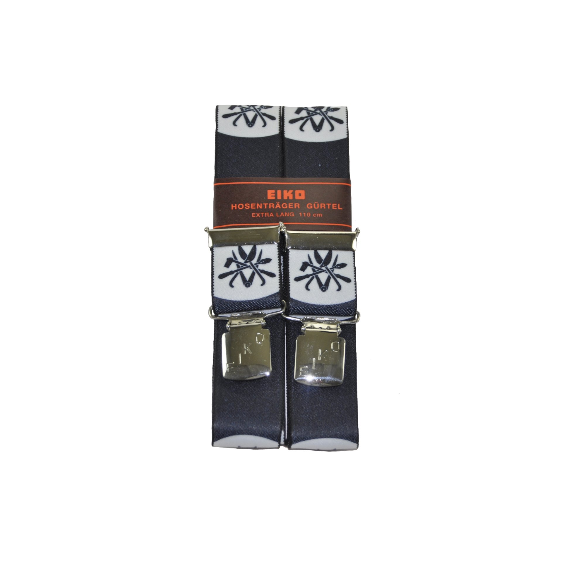 Hosenträger EIKO Clip Zunftmotiv, 36mm, Metall-Rückenteil Klempner (204) 100cm