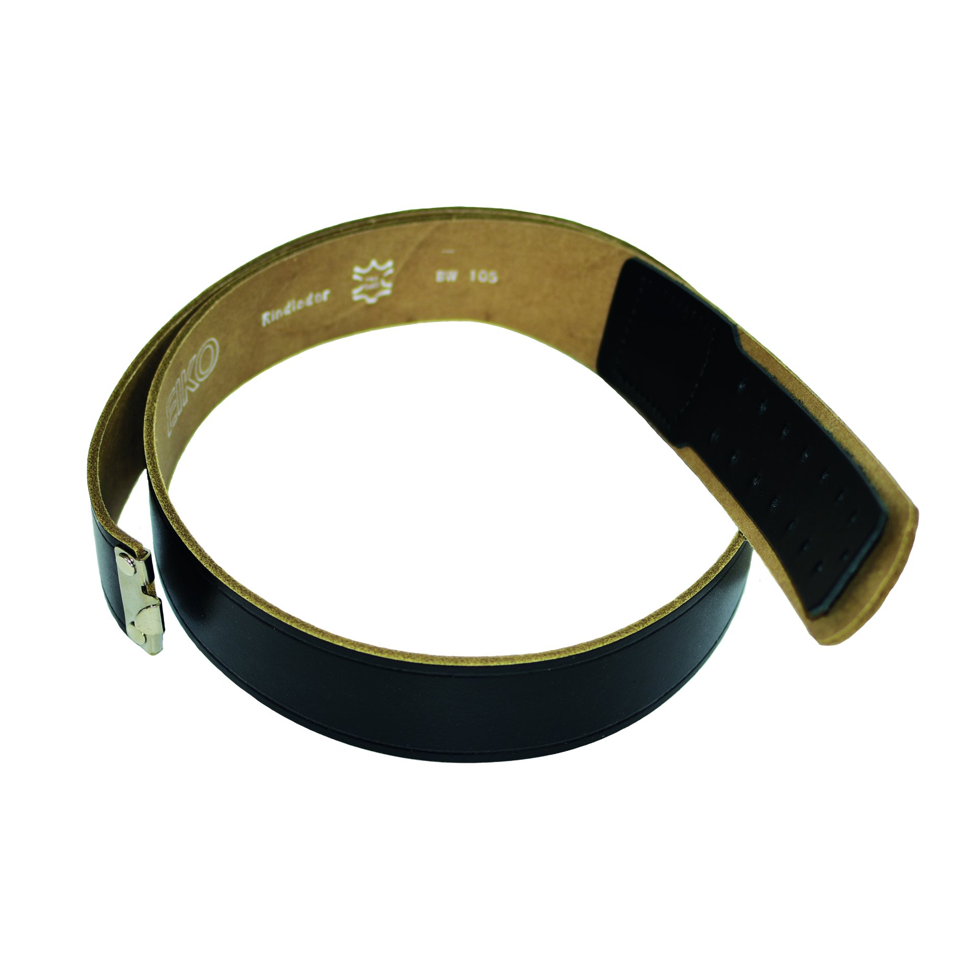 Koppel aus Rindleder - 4,5cm - schwarz - 70