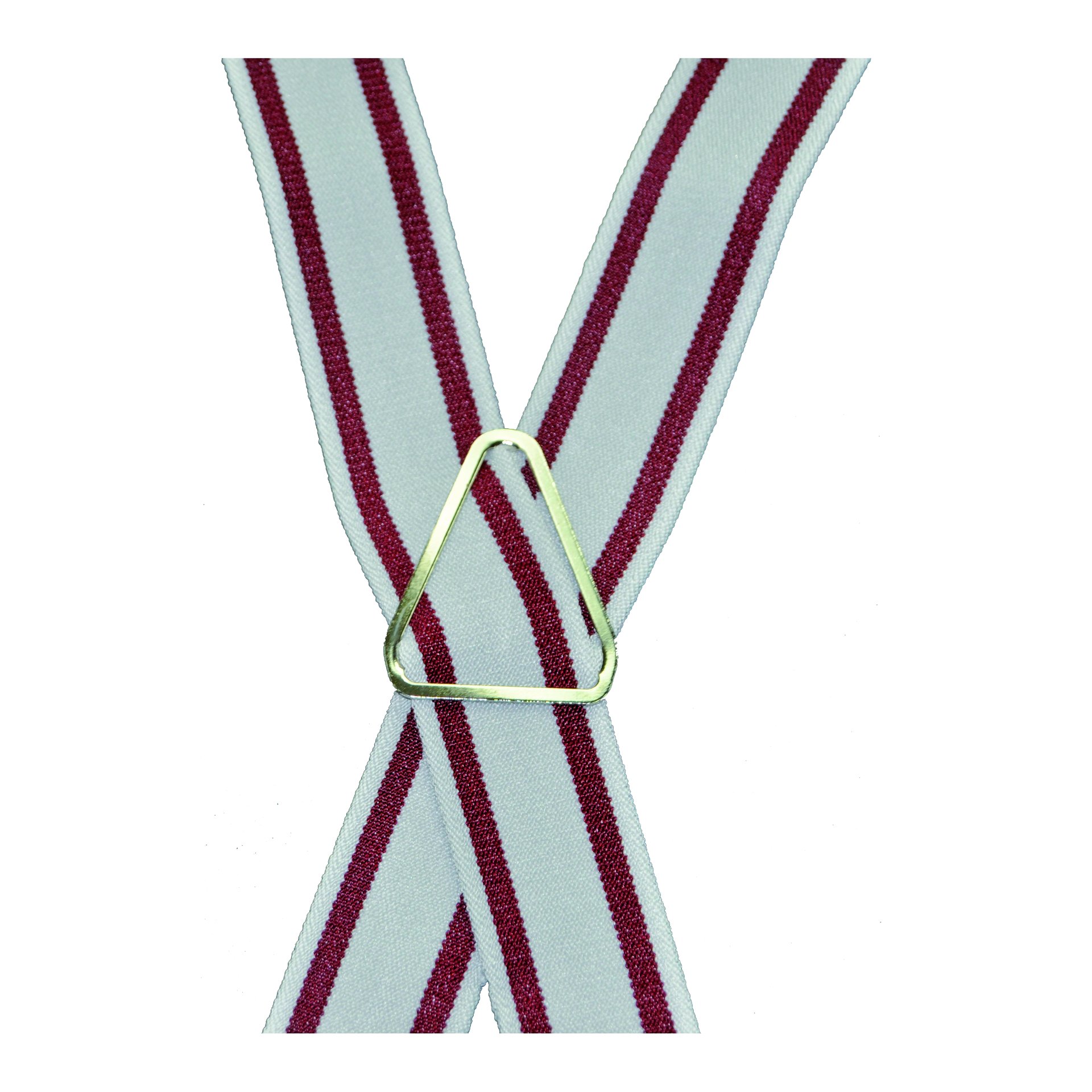 Hosenträger EIKO Clip Herkules-Streifen, 36mm, Metall-Rückenteil rot (80) 100cm