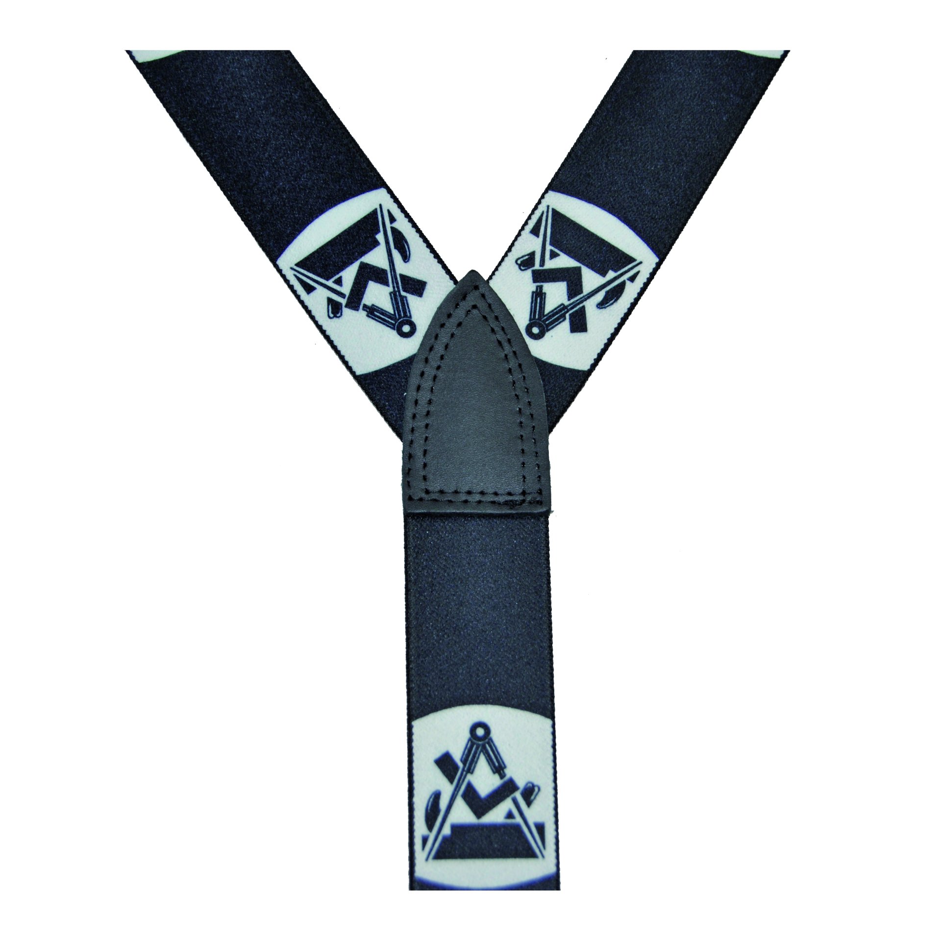 Hosenträger EIKO Clip Zunftmotiv, 36mm, Leder-Rückenteil Tischler (203) 100cm