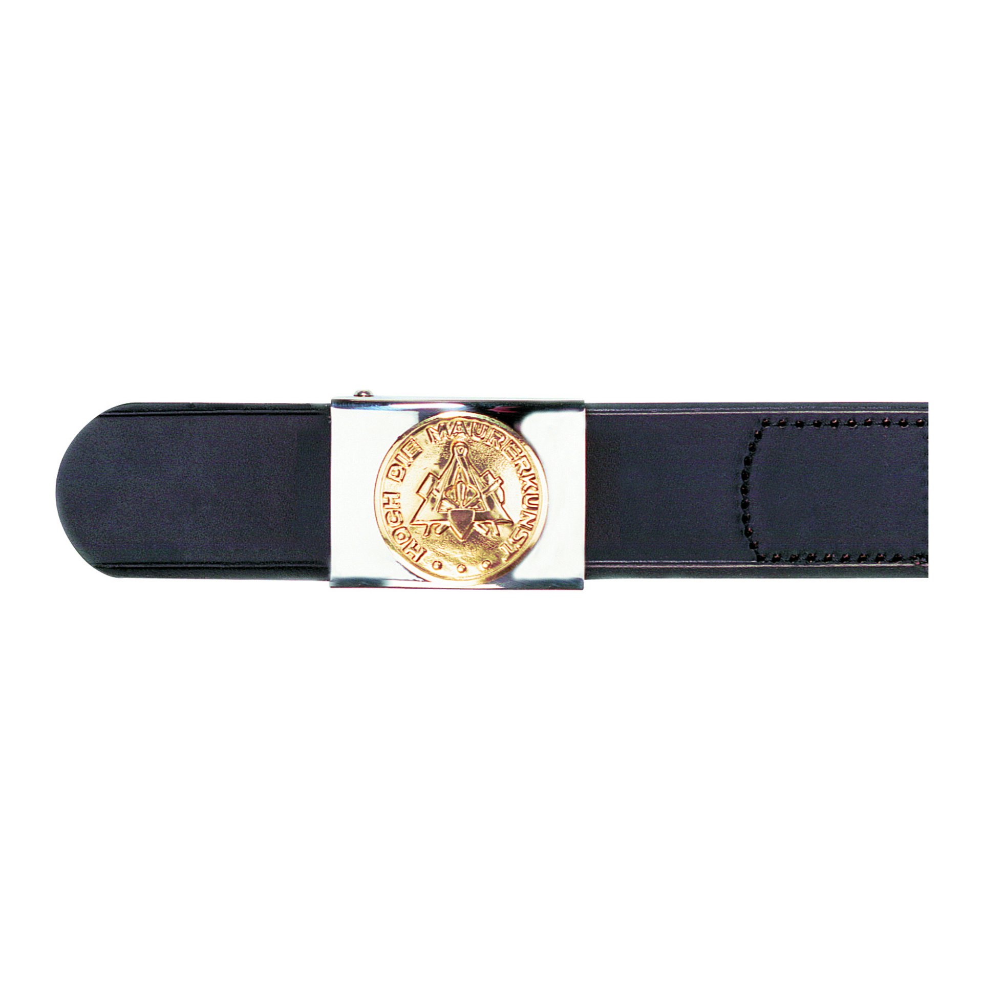 Koppel aus Vollrindleder - 4,5cm - schwarz - 70