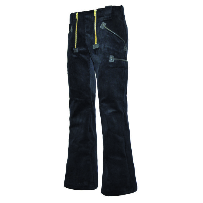 Rockford 74 – Zunfthose · Goliath-Cord · mit Echtlederbesatz, 74 cm Schlag